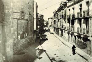 Pared del primer monasterio en Aranda de Duero